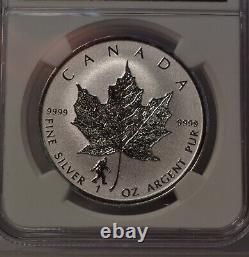 2016 Canada $5 Silver Maple Leaf Bigfoot Privy Ngc Pf69 Fdoi 1 Oz. 9999 Fine
