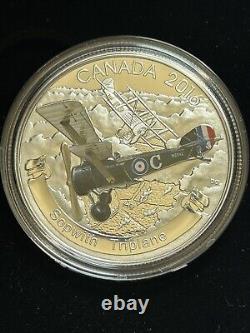 2016 Canada aircraft of the First World War WW1 3 coins set with metal case