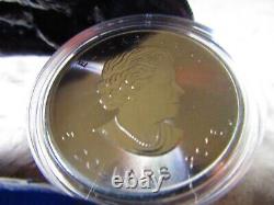 2016 NEBULA HELIX Ruthenium 24K Gold & Color 1oz Maple Silver $5 Coin
