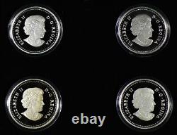 2016 National Heroes Set Canada $15 Fine Silver Set of 4 #20081