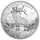 2016 Noble Elk $100 Pure 1oz. 9999 Silver Coin Canada Mint Condition With Box
