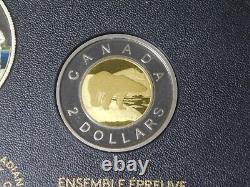 2016 Royal Canadian Mint Canada 7 Coin Silver Dollar Transatlantic Cbl Proof Set