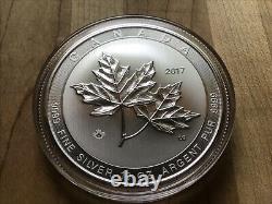 2017 10 oz. $50 Canada Maple Leaf SILVER. 9999 coin ON SALE