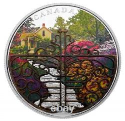 2017 2 oz Pure Silver Coin Gate to Enchanted Garden Royal Canadian Mint