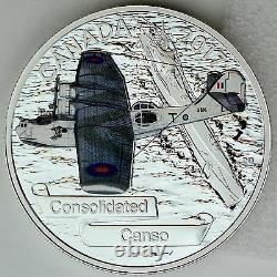 2017 $20 Aircraft of The Second World War Consolidated Canso Pure Silver Proof