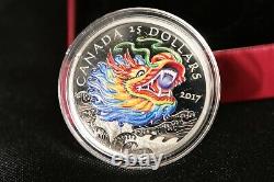 2017 $25 Dragon Boat Festival 1OZ Silver RCM Beautiful Ultra-High Relief