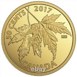 2017 50-Cent Pure Gold Coin The Silver Maple Leaf