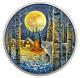 2017 Animals In The Moonlight Lynx Pure Silver Coin, Glow-in-the-dark, Canada
