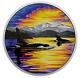 2017 Animals In The Moonlight Orcas 2oz Glow-in-the-dark Silver Coin, Canada