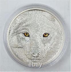 2017 Canada $15 999 Fine Silver Coin In The Eyes Of The WOLF with Box and COA 2128