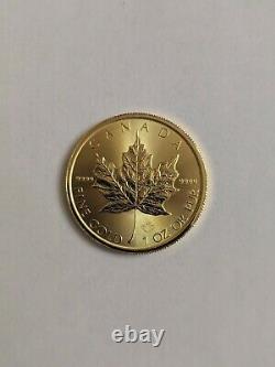 2017 Canadian Maple Leaf 1 Oz. 9999 Fine Gold $50 Dollar Coin