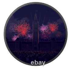 2017 Celebrating Canada Day 150 Parliament Hill $30 Glow-In-The-Dark Silver Coin