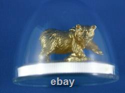 2017 Majestic Animals $100 Coin Sculpture Grizzly Royal Canadian Mint