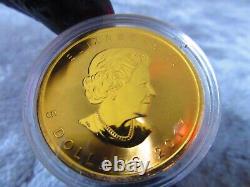 2017 NEBULA GALAXY Colorized & Gold Maple 1oz Silver $5 Coin CANADA