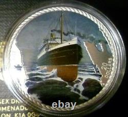 2018 $20 The Sinking of the SS Princess Sophia silver coin