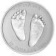 2018 Baby Footprints 1/2 Oz. 9999 Silver Coin Royal Canadian Mint $158.88