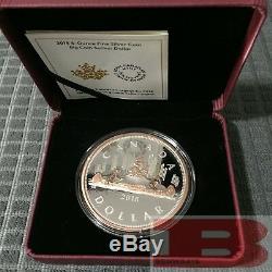 2018 Canada Big Coin Series #1 Voyageur $1 5 OZ Pure Silver with Rose Gold Dollar