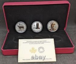 2018 Canada Fine Silver 3-Coin Set The Coins That Never Were by RCM