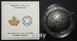 2018 Canada Lest We Forget $25 Fine Silver Helmet #19712