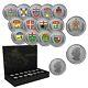 2018 Heraldic Emblems Of Canada Silver Proof Coin Set Canada Rcm