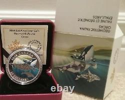 2018 Orcas Geometric Fauna $20 1OZ Pure Silver Proof Canada Coin Geometry