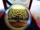2018 Tree Of Life 1oz Pure Silver Coin $20 Canada With Gold Plating Rcm