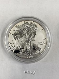2019 AMERICAN SILVER EAGLE Pride of Two Nations 2-Coin Set with Mint Box & COA