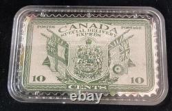 2019 Canada 20$. 9999 Pure Silver Coin Historical Stamps Coat Of Arms And Flags