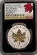 2019 Canada $20 Gilt Maple Leaf Incuse 40th Anniv. Ngc Pf70 Rev Pf Fdoi