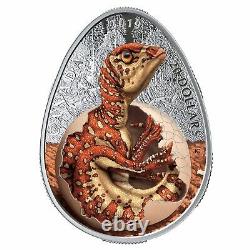 2019 Canada $20 Hatchling Hadrosaur Glow-in-the-Dark Egg 1 oz. 9999 Silver Coin