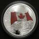 2019 Canada $30 Fabric Of Canada Fine Silver Proof Flag #19733