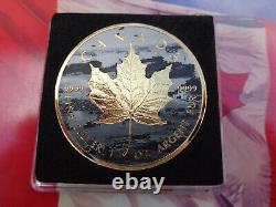 2019 NORMANDY Canadian Incuse Maple Leaf D-Day series TWO coin set