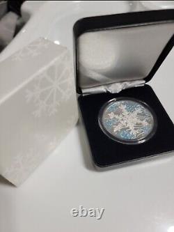 2020 1 oz. TD Silver Christmas Snowflake Coin. 999 Fine Silver BU Perfect Gift