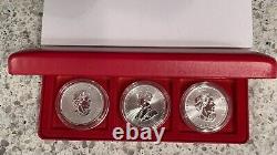 2020-2021 Goose, RCMP and Werewolf Pure 2oz silver coins Canada