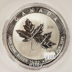 2020 $50 Canada 10 oz. 9999 Silver Maple Leaf Magnificent Maples SKU-U1119