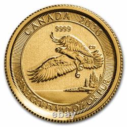 2020 Canada 1/10 oz Gold $5 Bald Eagle SKU#277563