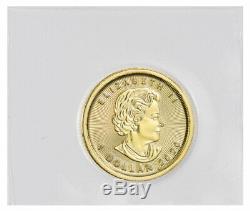 2020 Canada 1/20 oz Gold Maple Leaf $1 Coin GEM BU Mint Sealed SKU60073