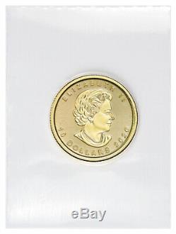 2020 Canada 1/4 oz Gold Maple Leaf $10 Coin GEM BU Mint Sealed SKU60072