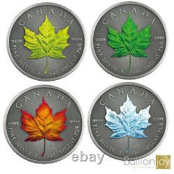 2020 Canada Maple Leaf Four Seasons Silver Coin Set