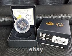 2020 Canada W Mint Mark $5 1 oz Maple Leaf. 9999 Fine Silver Gold Coin