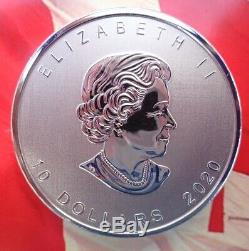 2020 Canadian GOOSE $10 silver 2 oz. Coin. 9999 ultra fine silver