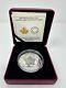 2020 Canadian Maple Leaf Brooch Legacy $30 2oz Pure Silver Proof Coin Canada
