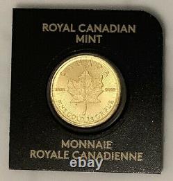 2020 Gold 1 Gram MAPLEGRAM 50 Cent Coin 9999 Gold Bullion -Royal Canadian Mint