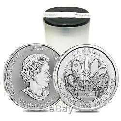 2020 Kraken Royal Canadian Creatures of the North 2 oz Silver Coin new Capsule