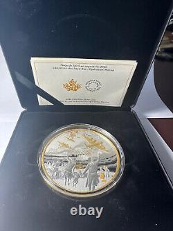 2020 Liberation Of The Netherlands $100 10OZ Pure Silver Proof Coin Canada