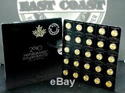 2020 MapleGram. 9999 Gold (1 Gram) 50 Cent Maple Leaf RCM ASSAY ECC&C, Inc