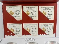 2020 O Canada $10 Fine Silver Set of 6 Coins #19573