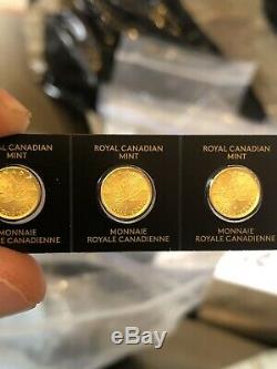 2020 Royal Canadian Mint RCM 1g One Gram 9999 Pure Gold Maple Leaf Coin Invest