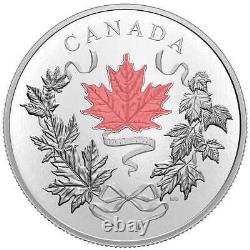2021 $100 Our National Colours Pure Silver Coin Royal Canadian Mint
