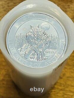 2021 14pc Canadian 2 oz 2oz Werewolf Creatures of The North. 9999 Fine Silver